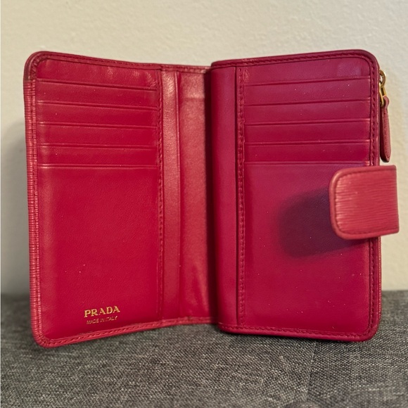 Prada Vitello Move Leather French Wallet - Picture 3 of 7